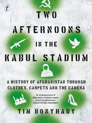 cover image of Two Afternoons in the Kabul Stadium: a History of Afghanistan Through Clothes, Carpets and the Camera
